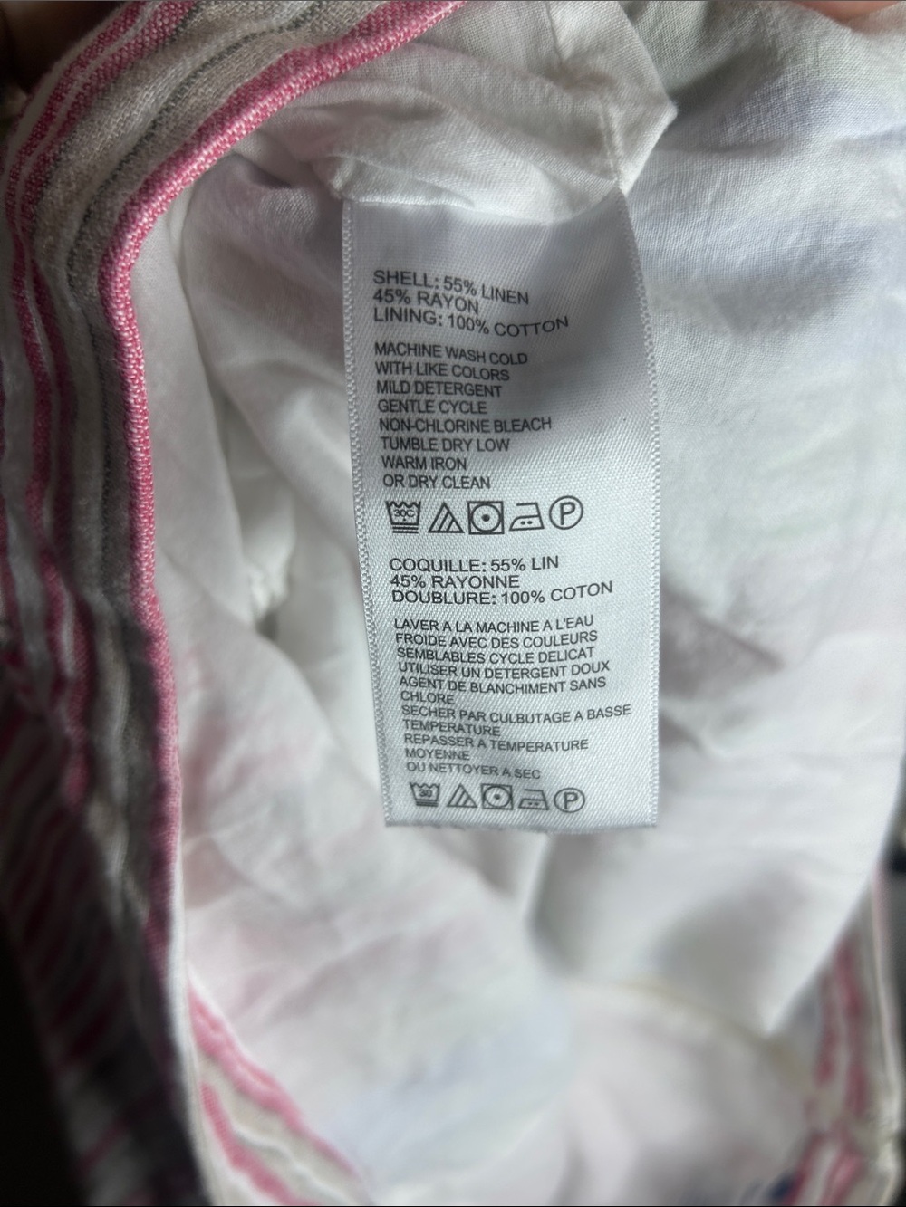 Tommy Bahama Striped Asymmetrical Skirt - Picture 7 of 7